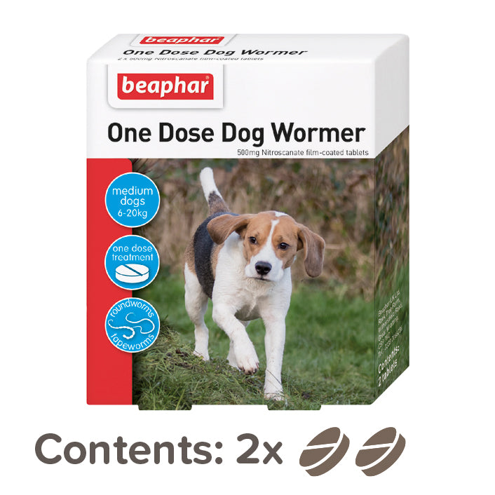 Beaphar One Dose Wormer Medium Dog