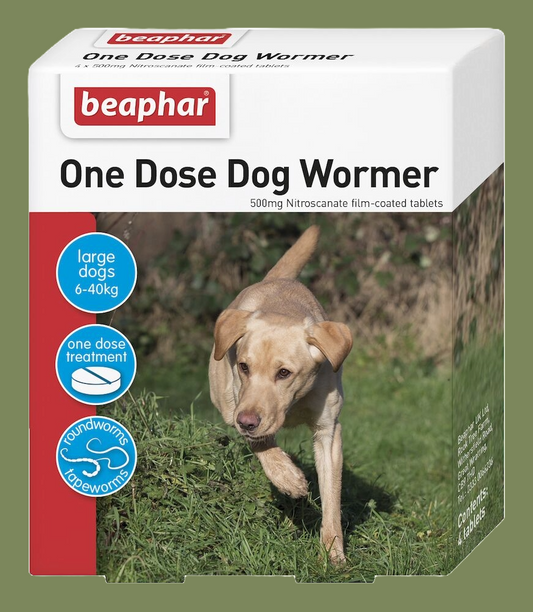 Beaphar One Dose Wormer for Dogs