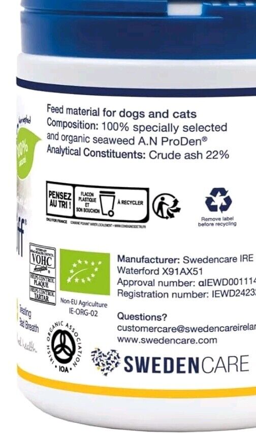 ProDen PlaqueOff Powder 60g | For Dogs and Cats