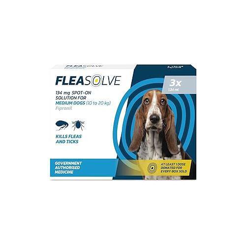 Fleasolve Spot On Flea Treatment - Medium Dog