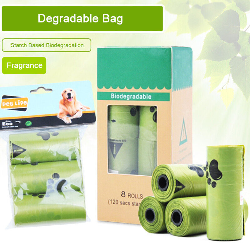 Biodegradable Dog Poop Bags Pet Poo Waste Bags High Quality Heavy Duty Large Bag