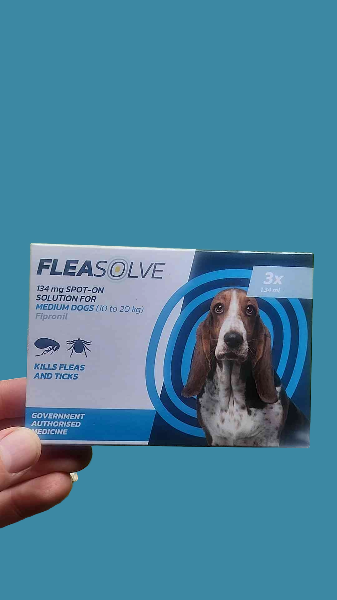 Fleasolve Spot On Flea Treatment - Medium Dog