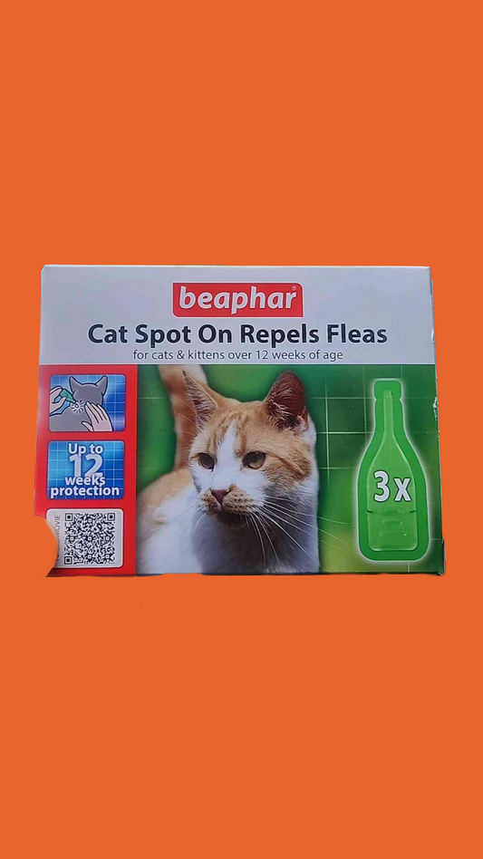 Beaphar Cat Spot On Repels Fleas