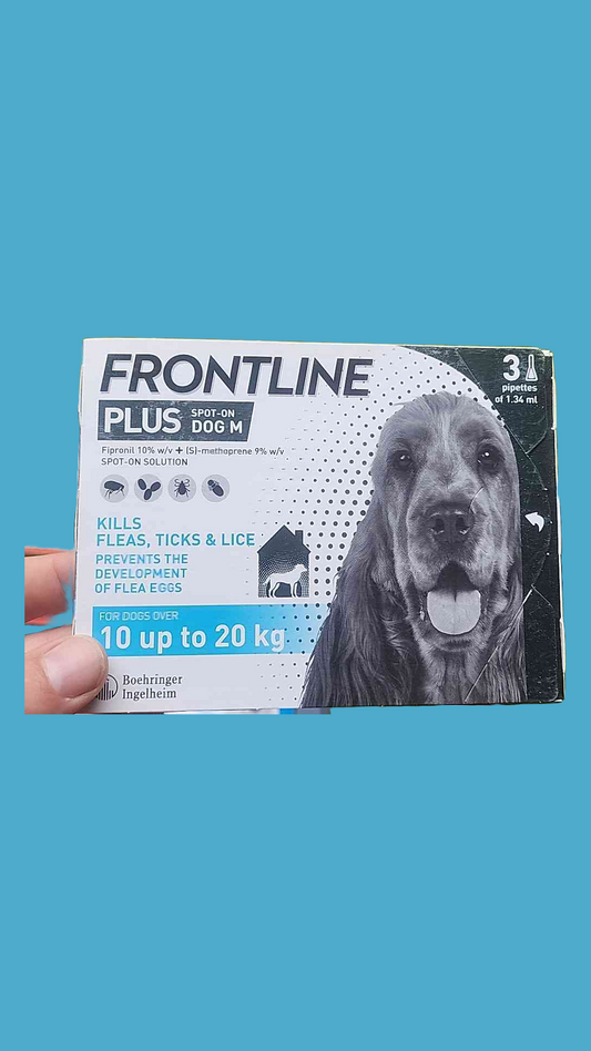 Frontline Plus Flea & Tick for Medium Dogs - 3 Pips