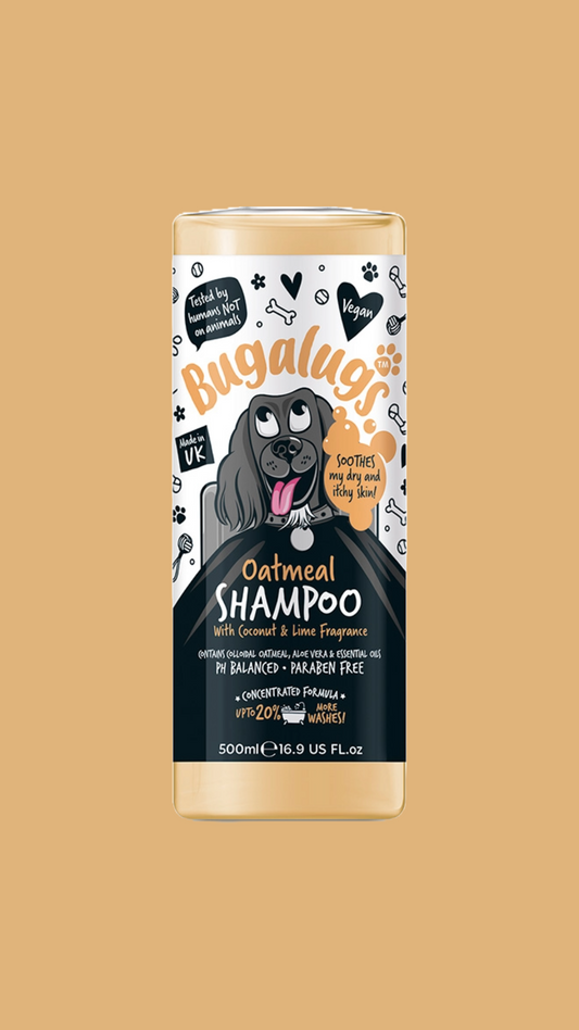 Bugalugs Oatmeal Dog Shampoo 500ml