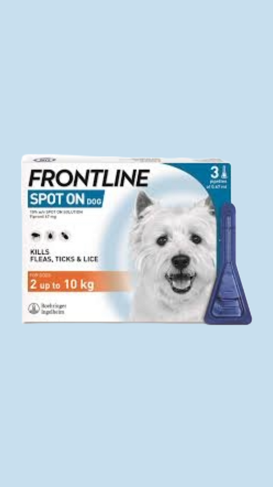 FRONTLINE Spot On for Small Dogs - 3 pips