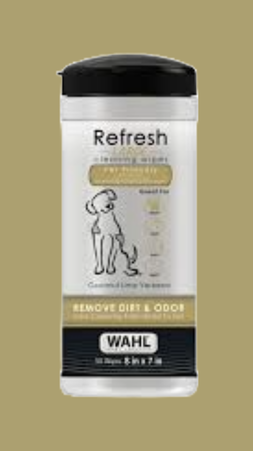 Wahl Large Pet Wipes Coconut