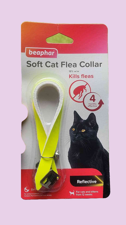 Beaphar Cat Flea Collar Reflective 30cm