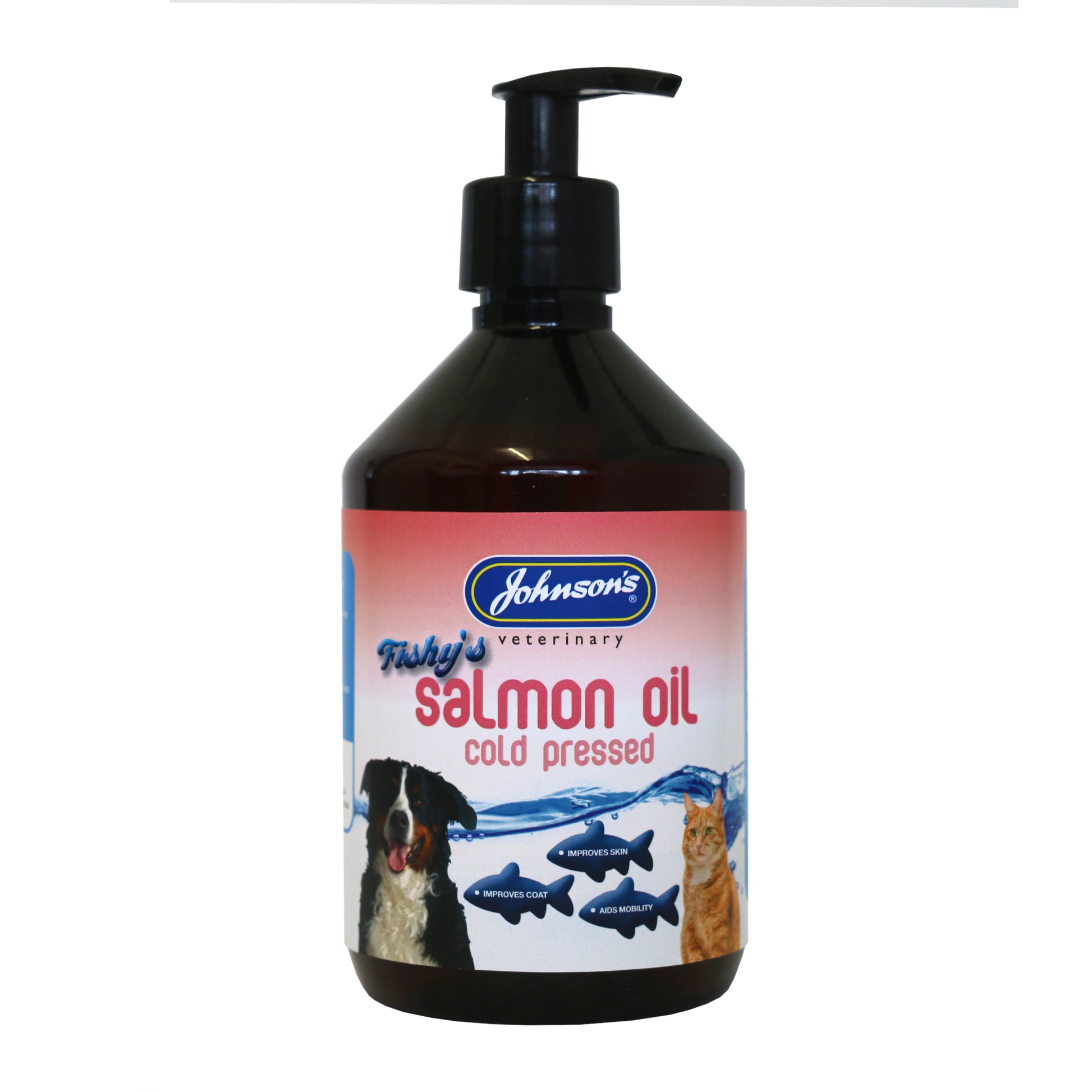 Johnson's Fishys Salmon Oil 250ml For Pets