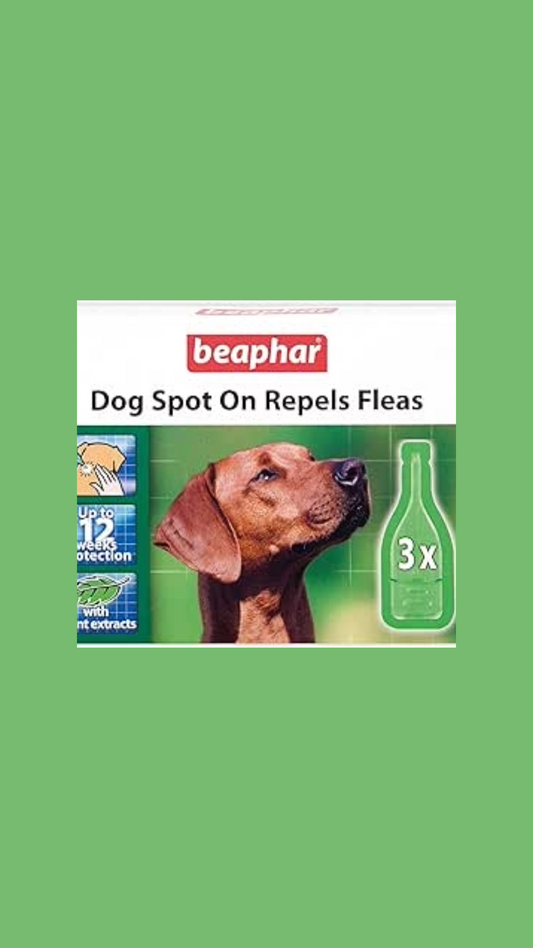 Beaphar Dog Spot On Repels Fleas