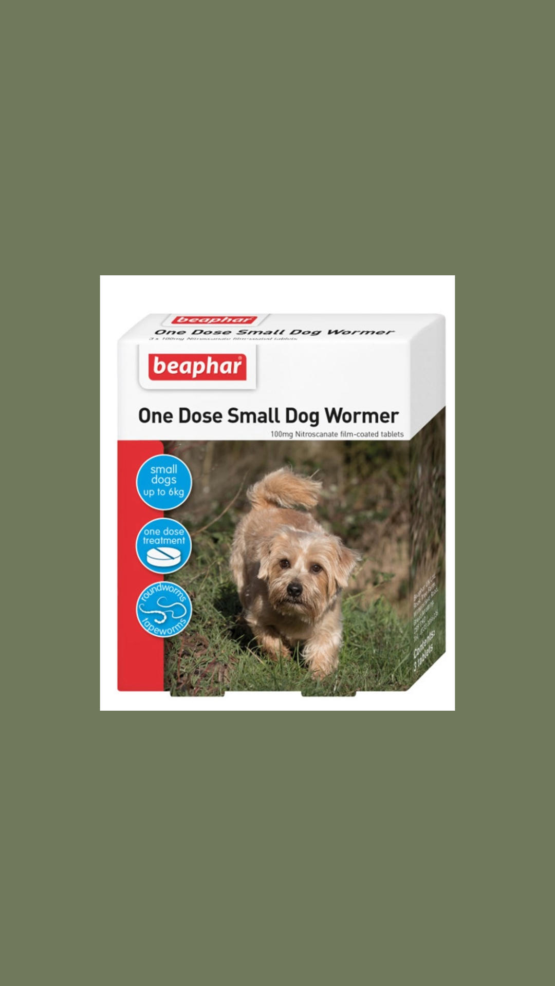 Beaphar One Dose Wormer for Small Dogs